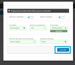 guardar extensiones en conmutadores