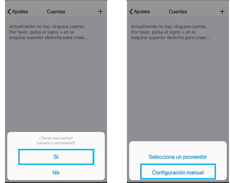 configurar zoiper iphone advertencia